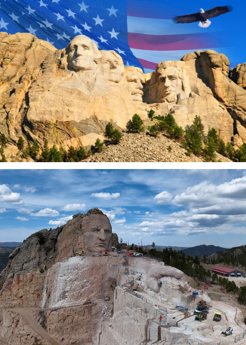 Thunderstik and Mount Rushmore