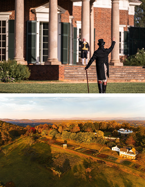 Trump Winery and the Blue Ridge Mountains